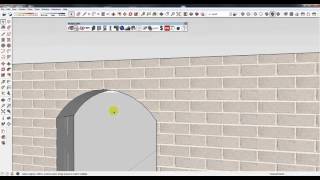 Creating an Arch Opening In PlusSpec and SketchUp [upl. by Refotsirc]