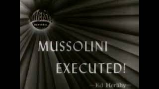 Historical Footage Execution of Mussolini 1945 The Coast [upl. by Galvan]