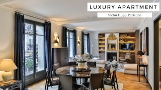 Luxury Paris Apartment 3 Bedrooms Haussmannien Style  Victor Hugo 75016  PARISRENTAL  REF60975 [upl. by Lutero]