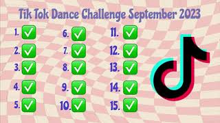 TIK TOK DANCE CHALLENGE SEPTEMBER 2023 [upl. by Reginald]