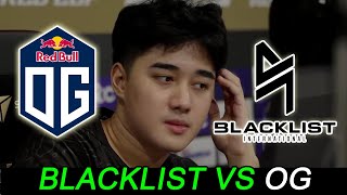 BLACKLIST VS OG  RIYADH MASTERS 2024 GROUP STAGE DOTA 2 [upl. by Nowell993]