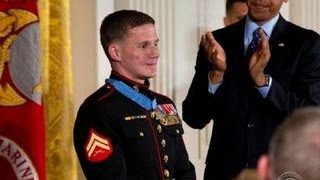 Marine awarded Medal of Honor after absorbing grenade blast [upl. by Innej]