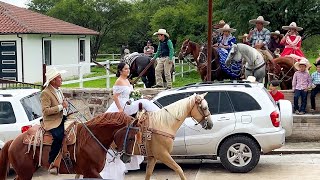 CABALGATA DE BODA CHARRA GERARDO Y REBECA EN GOMEZ MONTE ESCOBEDO ZACATECAS [upl. by Radack618]