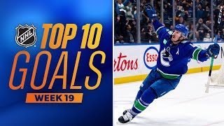 Top 10 Goals from Week 19 202324 NHL Season [upl. by Demaria262]