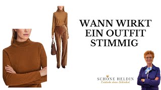 Wann wirkt ein Outfit stimmig [upl. by Noraha]