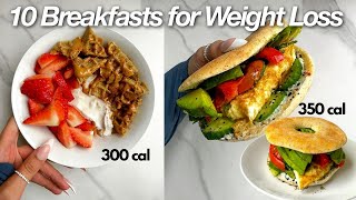 10 Days of Weight Loss Friendly  Low Calories Breakfast Ideas to Make in 2023  Quick amp Easy Recipe [upl. by Seagraves]