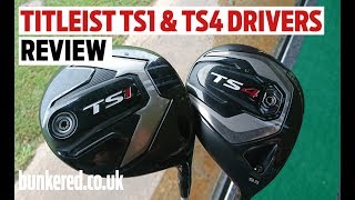 TITLEIST TS1 amp TS4 DRIVERS REVIEW [upl. by Boylan287]