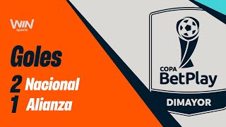 Nacional vs Alianza FC goles  Copa BetPlay 2024  Octavos de final  Partido vuelta [upl. by Ongineb]