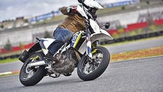 Husqvarna 701 Supermoto  Test [upl. by Hermia]