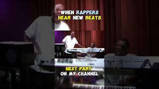 WHEN RAPPERS HEAR NEW BEATS😱🔥rappers beats rappershearbeats shorts fyp producer [upl. by Biamonte876]