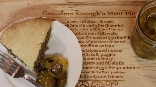 Traditional Acadian Tourtière Christmas Meat Pie Recipe  Learn How To Make CANADIAN MEAT PIE [upl. by Treva851]