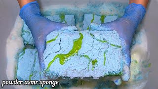 Very creamy large paste 🩵Squeezing sponges asmr [upl. by Ytima]