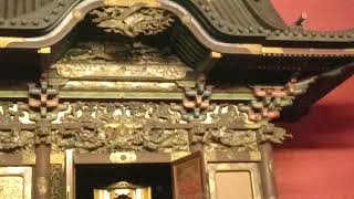 BUTSUDAN  BUDDHIST SHRINE  carved and painted gold lacquer [upl. by Depoliti919]