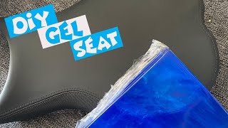 Diy motorcycle gel seat [upl. by Nilahs]