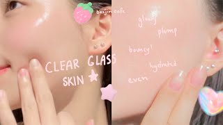 🧊 emergency clear skin glowing bouncy  airbrushed skin 🧴 [upl. by Bega]