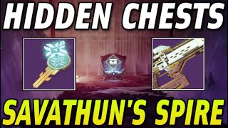 How To Unlock ALL WEEK ONE HIDDEN CHESTS in Savathuns Spire in Season of the Witch Destiny 2 [upl. by Eixirt]