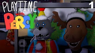 FNaF WITH A TAMAGOTCHI  1  Playtime With Percy FNaF Fan Game [upl. by Nnylarej]