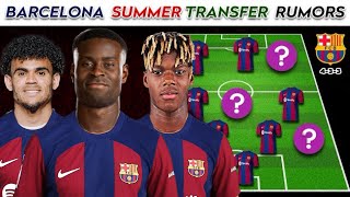 🚨 Barcelona Transfer News  Summer Confirmed Transfers amp Rumors😱🔥 With Marc Guehi  Update July 2024 [upl. by Neelra]