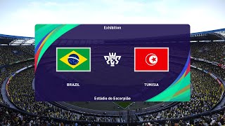 Brazil U20 vs Tunisia U20 31052023 FIFA U20 World Cup PES 2021 [upl. by Manoff]