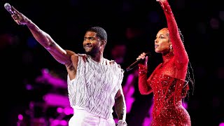 Alicia Keys Joins Usher for Super Bowl Halftime Performance [upl. by Anyat]