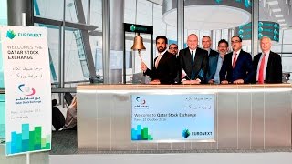 Euronext celebrates its strategic relationship with Qatar Stock Exchange [upl. by Colin]