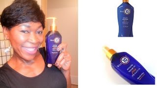 Its a 10 Miracle Shampoo Plus Keratin Sulfate free Review [upl. by Erle]