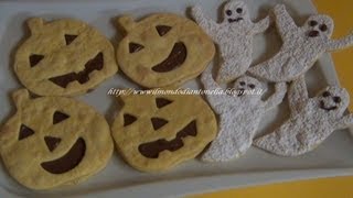 Biscotti fantasmini e zucchericetta semplice per Halloween [upl. by Askari]