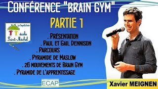 Brain Gym et Apprentissages scolaires  Partie 1 [upl. by Kacerek]