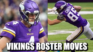 Vikings Roster Moves Jefferson to IR Mannion amp Chisena Back For Some Reason [upl. by Eellehs]