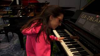 AyseDeniz Plays 10 Kawai Grand Pianos at NAMM 2019 in Less Than 3 Minutes [upl. by Solange]