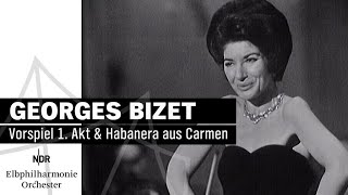 Maria Callas singt Bizet quotHabaneraquot amp Vorspiel 1 Akt aus quotCarmenquot  NDR Elbphilharmonie Orchester [upl. by Waynant922]