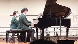 Nikolai Kapustin Sinfonietta Op 49 for Piano Duet Lau Yat Jun amp Chen Chun Hei WYK 九龍華仁書院 [upl. by Retsek609]