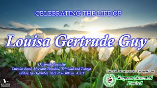 Funeral Service of Louisa Gertrude Guy [upl. by Neelat202]