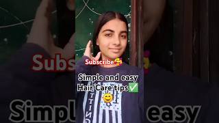 Hair care tips✅😊haircare healthnatural0104tranding shortshomeremedies subscribe🙏❤️😊 [upl. by Leahcin]