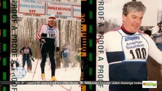 50 Years American Birkebeiner Founder Ernie St Germaine Completes 50th Birkie [upl. by Zacks]