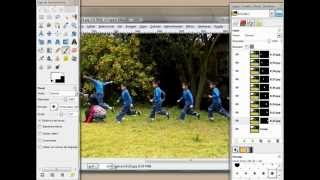 Como crear una Secuencia Fotográfica con GIMP [upl. by Abana]