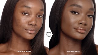 How to Apply Foundation using Charlottes Beautiful Skin Foundation  Charlotte Tilbury [upl. by Ku]