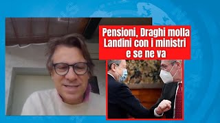 Zuppa di Porro 27 ott 2021  Pensioni Draghi molla Landini con i ministri e se ne va [upl. by Hermon861]