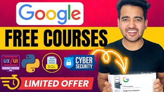 Dont Miss these 7 Free Certification Courses by Google in 2024 [upl. by Ronym]