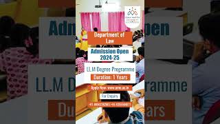 Master of Law LLM 1 Year degree programme admission 2024 ytshorts trending applynow [upl. by Fiorenze]