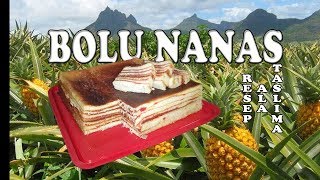 BOLU NANAS PAKAI OVEN MANUAL API ATAS ENAK LEBIH CEPAT MATENG [upl. by Dianna948]