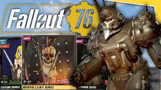 Fallout 76  Medieval CAMP Bundle Showcase amp Review [upl. by Heti]