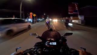 RIDING MALAM MINGGU R1ZX25R25CBR250  andrianosipahelutmotovlog [upl. by Anar]