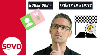 Hoher Grad der Behinderung  Noch früher in Rente als mit GdB 50 [upl. by Brynna448]