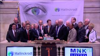 Mallinckrodt Celebrates Successful Spinoff from Covidien [upl. by Drofnil220]