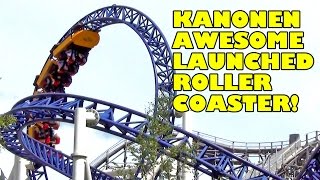 Kanonen AWESOME Launched Roller Coaster Front Seat View POV Liseberg Sweden rollercoaster [upl. by Calvina]