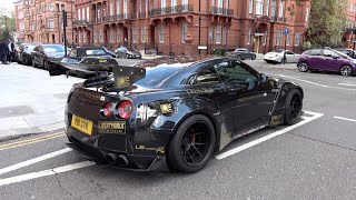 EXTREMELY LOUD NISSAN GTR’s BESTOF Compilation In London  Car meets 2020 [upl. by Norris]