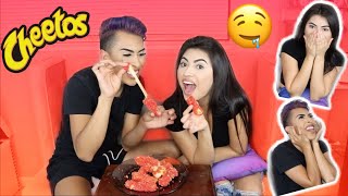 HOT CHEETO MOZZARELLA STICKS MUKBANG  The JUCIEST CHISME [upl. by Ynohta759]