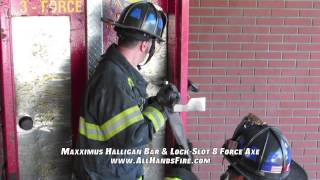 Maxximus Forcible Entry Halligan amp LockSlot 8 Force Axe from AllHandsFirecom [upl. by Juliann]