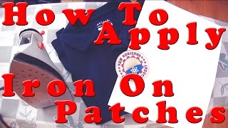 How To Apply Iron On Patches [upl. by Wawro]